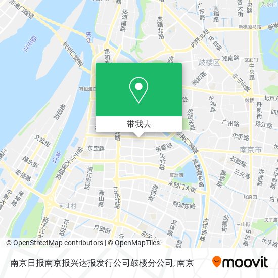 南京日报南京报兴达报发行公司鼓楼分公司地图