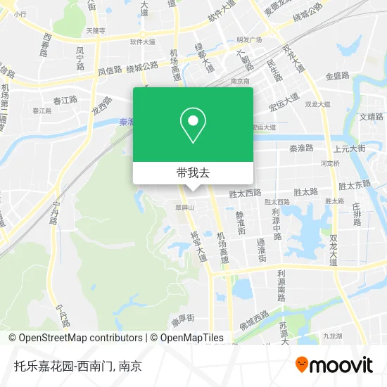 托乐嘉花园-西南门地图