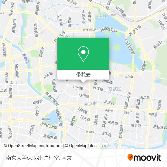 南京大学保卫处-户证室地图