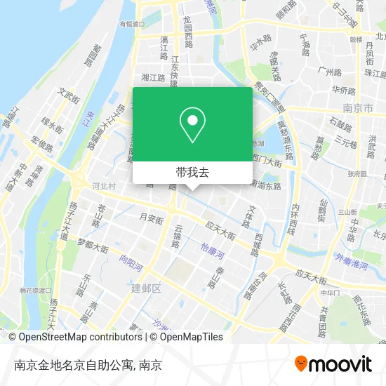 南京金地名京自助公寓地图