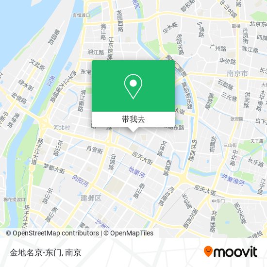 金地名京-东门地图