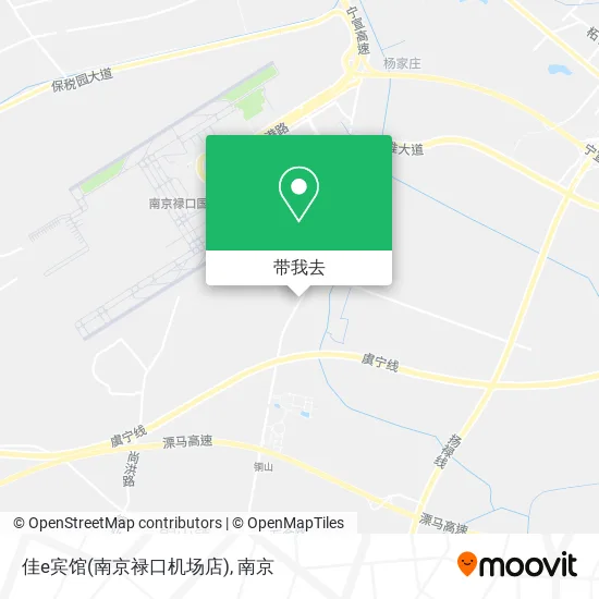 佳e宾馆(南京禄口机场店)地图