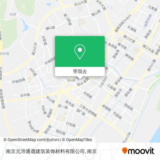 南京元沛通晟建筑装饰材料有限公司地图
