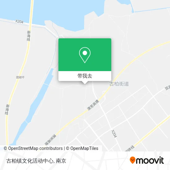 古柏镇文化活动中心地图