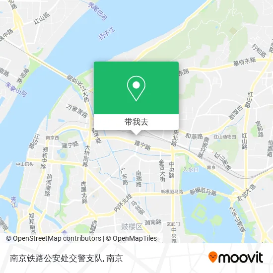 南京铁路公安处交警支队地图
