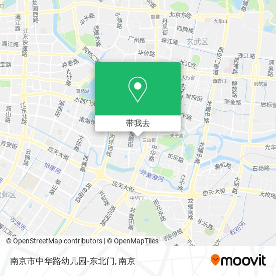 南京市中华路幼儿园-东北门地图