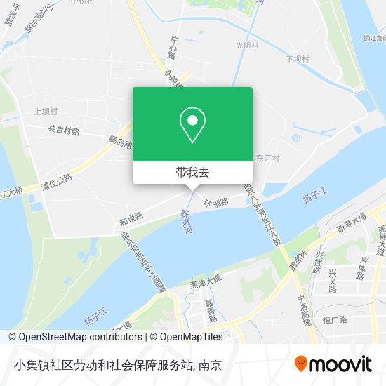 小集镇社区劳动和社会保障服务站地图