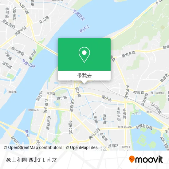 象山和园-西北门地图