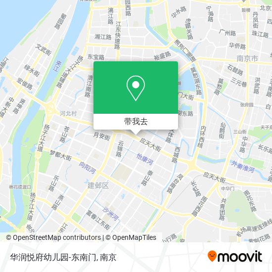 华润悦府幼儿园-东南门地图