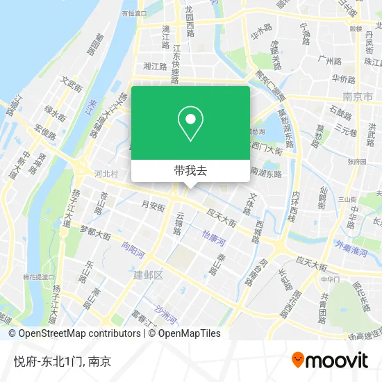 悦府-东北1门地图