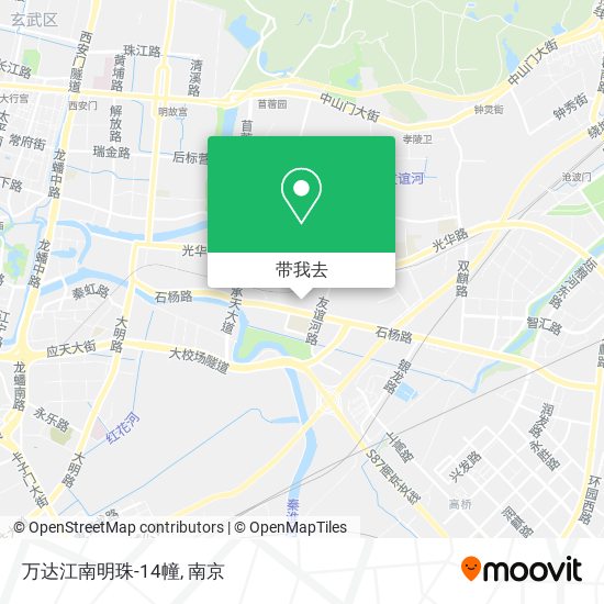 万达江南明珠-14幢地图