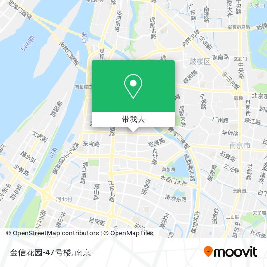 金信花园-47号楼地图