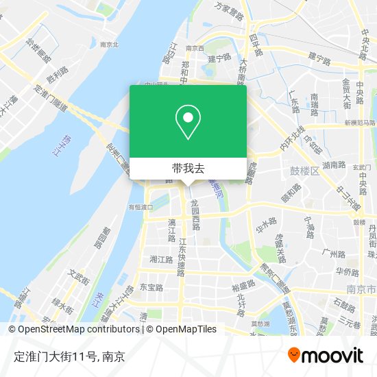 定淮门大街11号地图