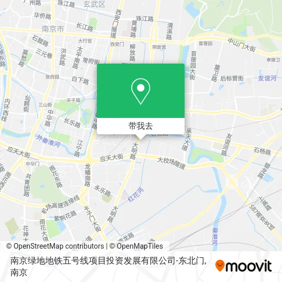 南京绿地地铁五号线项目投资发展有限公司-东北门地图
