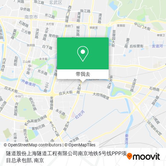 隧道股份上海隧道工程有限公司南京地铁5号线PPP项目总承包部地图