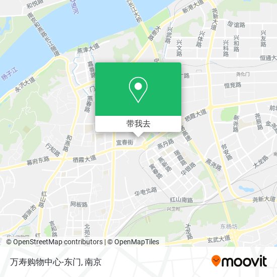 万寿购物中心-东门地图