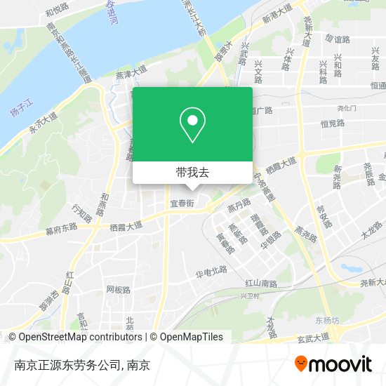 南京正源东劳务公司地图