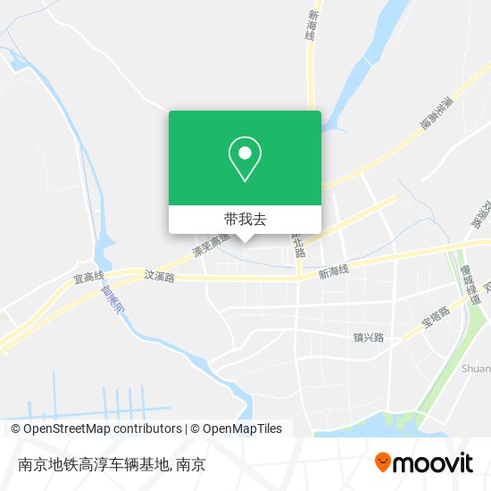 南京地铁高淳车辆基地地图