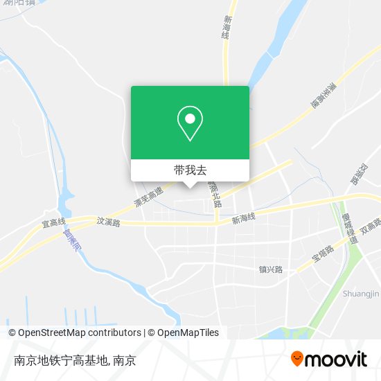 南京地铁宁高基地地图