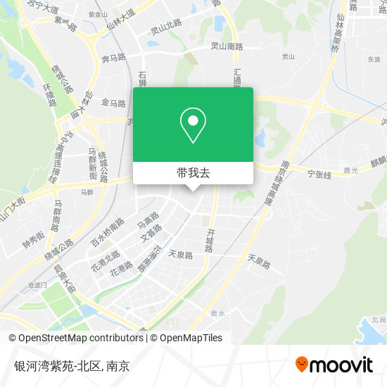 银河湾紫苑-北区地图