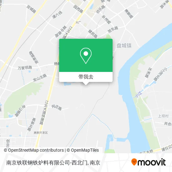 南京铁联钢铁炉料有限公司-西北门地图
