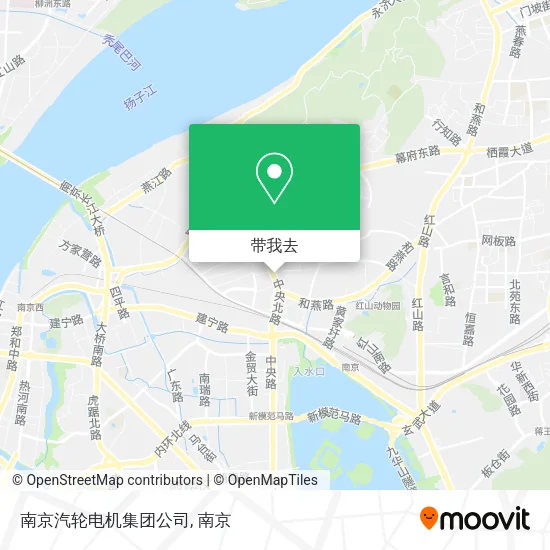 南京汽轮电机集团公司地图