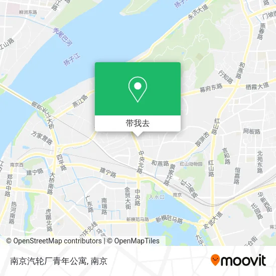 南京汽轮厂青年公寓地图