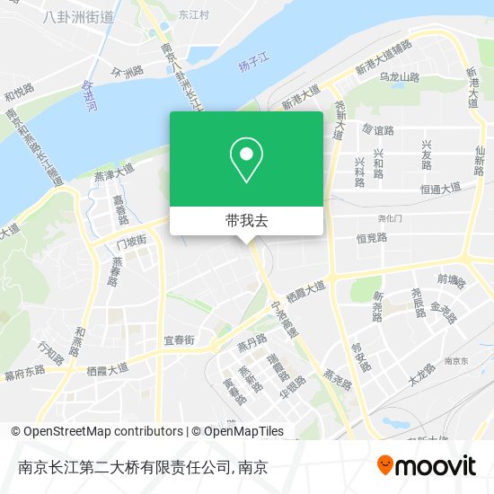 南京长江第二大桥有限责任公司地图