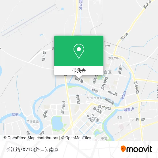 长江路/X715(路口)地图