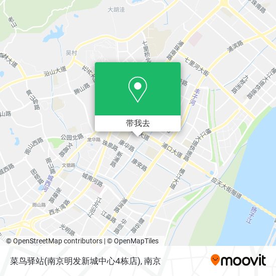 菜鸟驿站(南京明发新城中心4栋店)地图