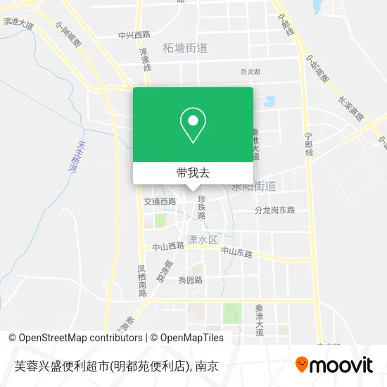 芙蓉兴盛便利超市(明都苑便利店)地图
