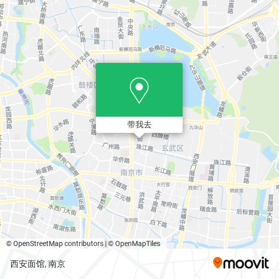 西安面馆地图