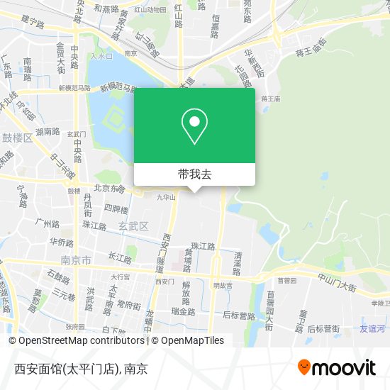 西安面馆(太平门店)地图