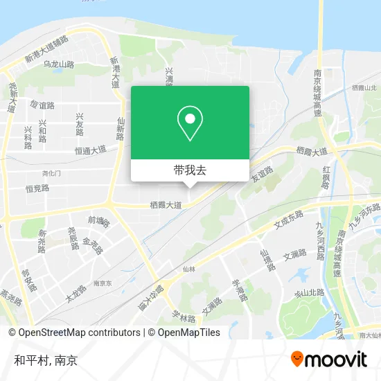 和平村地图