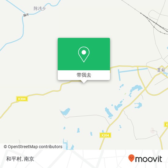 和平村地图