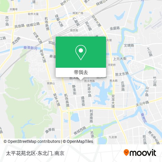 太平花苑北区-东北门地图