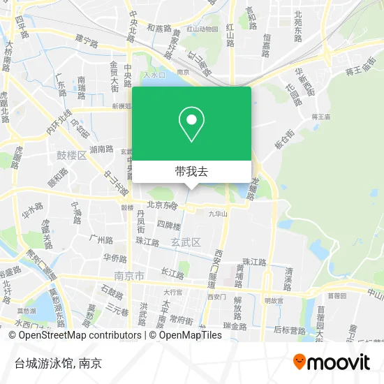 台城游泳馆地图
