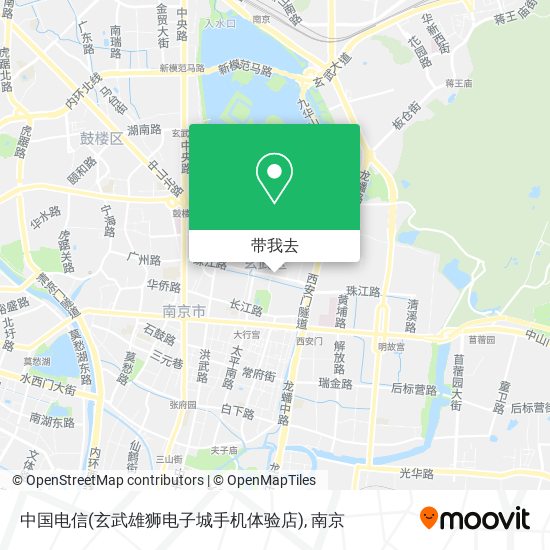 中国电信(玄武雄狮电子城手机体验店)地图