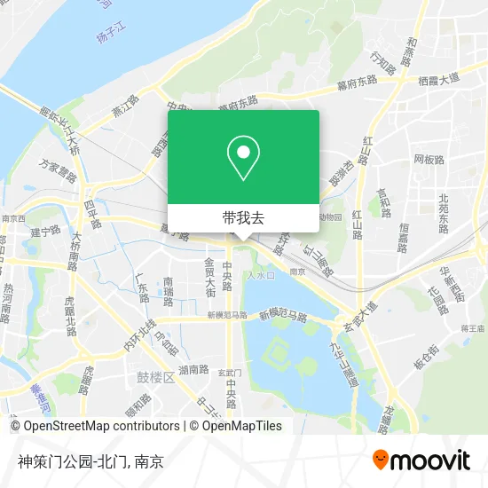 神策门公园-北门地图