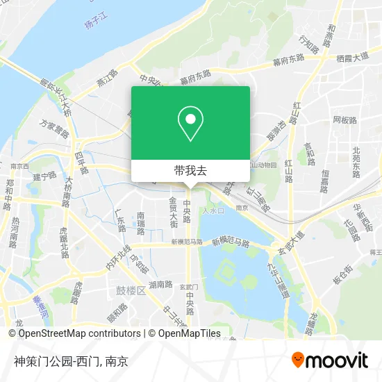 神策门公园-西门地图
