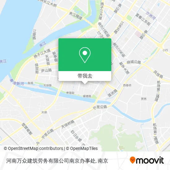 河南万众建筑劳务有限公司南京办事处地图
