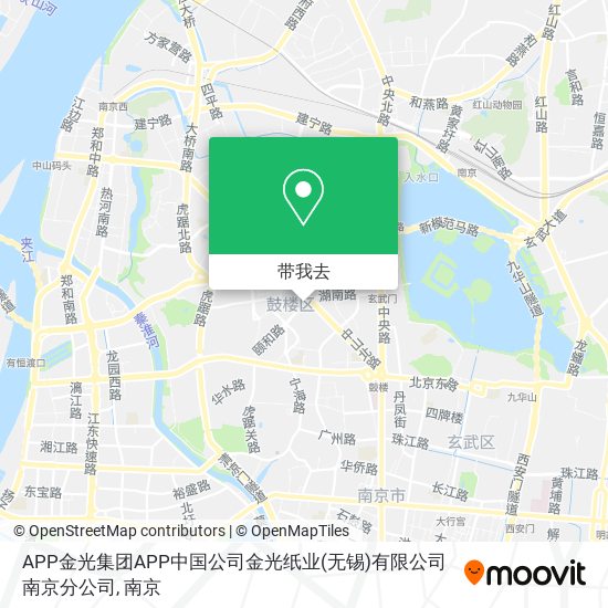 APP金光集团APP中国公司金光纸业(无锡)有限公司南京分公司地图