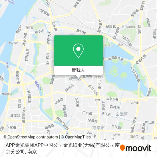 APP金光集团APP中国公司金光纸业(无锡)有限公司南京分公司地图