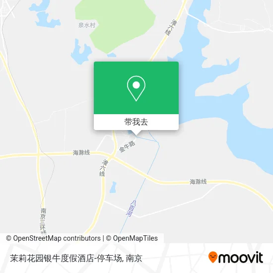 茉莉花园银牛度假酒店-停车场地图