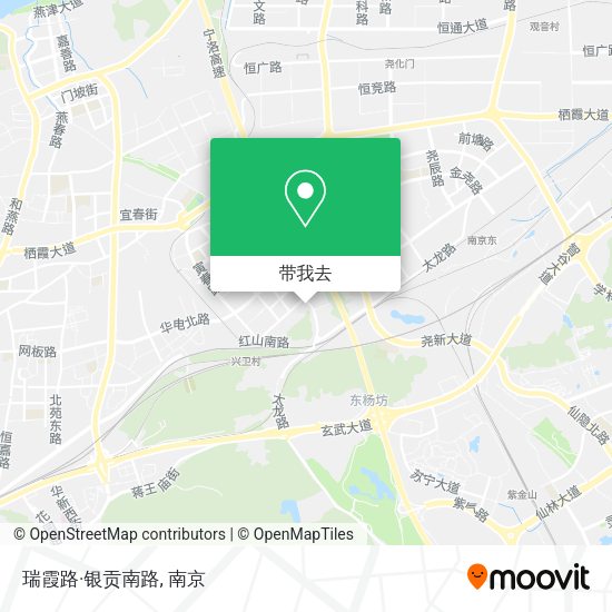 瑞霞路·银贡南路地图
