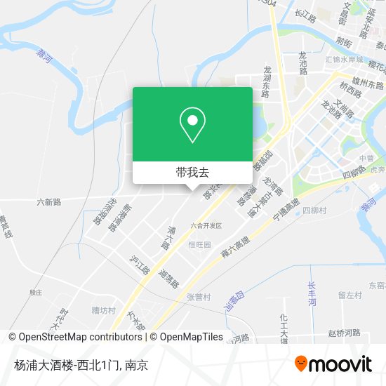 杨浦大酒楼-西北1门地图