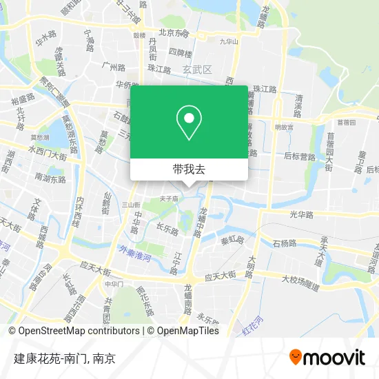 建康花苑-南门地图
