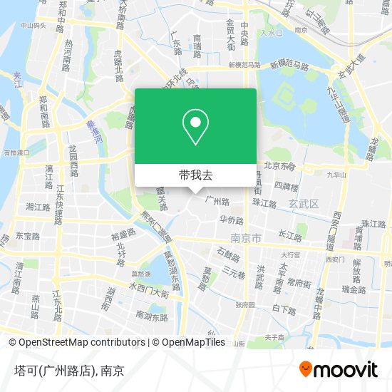 塔可(广州路店)地图