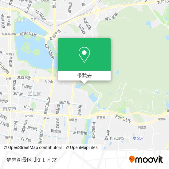 琵琶湖景区-北门地图