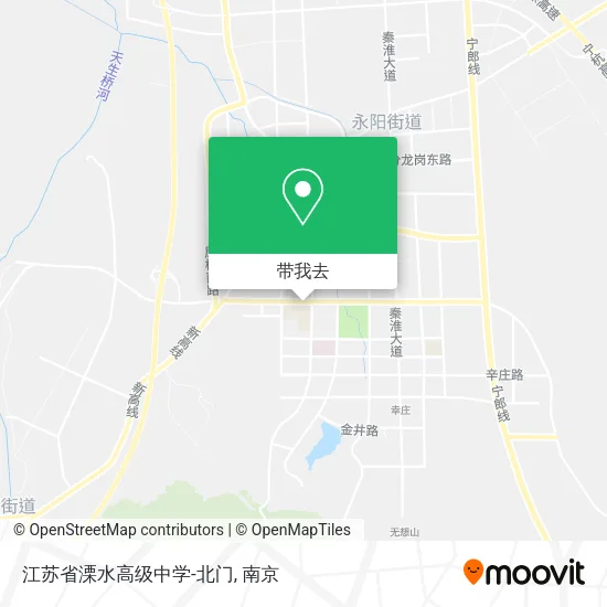 江苏省溧水高级中学-北门地图